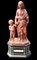 Statue der Madonna mit Kind aus geschnitztem Buchsbaum 1