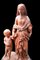 Statue der Madonna mit Kind aus geschnitztem Buchsbaum 3