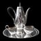 German Art Deco Tea or Coffee Service by Jakob Grimminger, Set of 4 1
