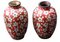 Vases Era Meiji avec Émail Cloisonné, Japon, fin du 19ème Siècle, Set de 2 5