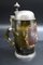 German Beer Mug in Painted Glass, 19th Century 9