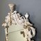 Vintage Italian White and Golden Wood Wall Mirror with Animal Decorations, 1990s 6
