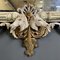 Vintage Italian White and Golden Wood Wall Mirror with Animal Decorations, 1990s 15