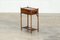 Antique English Bamboo Sewing Side Table, 1910 6
