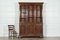 Large Antique English Oak Glazed Bookcase, 1880 4