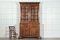 Large English Oak Glazed Bookcase, 1900s 4