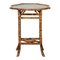 Table Octogonale Antique en Bambou, Angleterre, 1870 1