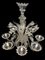 Vintage Chandelier in Glass and Metal, 1950s 19