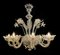 Vintage Chandelier in Glass and Metal, 1950s, Image 2