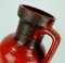 Large Vintage Vase with Red Drip Glaze from Carstens 4