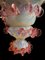 Vintage Light Blue and Pink Venetian Chandelier, 1950s 4