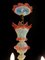 Vintage Light Blue and Pink Venetian Chandelier, 1950s, Image 8