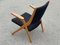 Danish Modern Scissor Lounge Chair in Teak & Beech, 1960s 5
