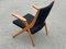 Fauteuil Ciseaux Moderne en Teck et Hêtre, Danemark, 1960s 5