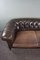 Antikes Chesterfield Sofa aus Leder 6
