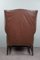 Vintage Armchair in Brown Leather 5