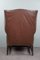 Vintage Sessel aus braunem Leder 5