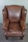 Vintage Sessel aus braunem Leder 7