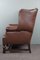 Vintage Sessel aus braunem Leder 6