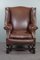 Vintage Armchair in Brown Leather 3