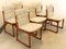 Vintage Chairs in Fabric and Rattan, Set of 6 1