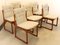 Vintage Chairs in Fabric and Rattan, Set of 6, Image 1