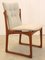 Vintage Stühle aus Stoff & Rattan, 6 . Set 3