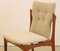 Vintage Chairs in Fabric and Rattan, Set of 6 7