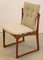 Vintage Stühle aus Stoff & Rattan, 6 . Set 8