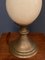 Lampada a forma di uovo di struzzo e bronzo, 1970, Immagine 4