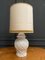 Hollywood Regency Style Bamboo Lamp in White Ceramic, 1970 2