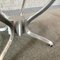 Round Dining Table in Smoked Glass with Brushed Aluminum Base 7