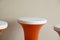 Orange Plastic Stools from Judge, Set of 4 5