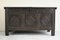 Large 18th Century Carved Oak Coffer, Image 9