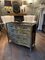 Gilt Brass and Black Glass Serpentine Front Commode, 1950 9