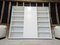 Vintage White Bookcase in Wood 13