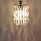 Lámpara de araña Vistosi Mid-Century de vidrio, años 60, Imagen 7
