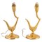 Mid-Century Gilt Brass Table Lamps by Guglielmo Ulrich, Italy, 1940s, Set of 2 2