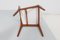 Mid-Century Stühle aus Holz & Cremefarbenem Stoff von ISA Bergamo, Italien, 1960er, 4er Set 9