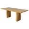 Mid-Century Rectangular Dining Table in Briarwood from Fratelli Turri Milano, Italy, 1970s, Image 1