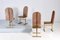 Mid-Century Brass and Suede Chairs from Fratelli Turri Milano, Italy, 1970, Set of 4, Image 2