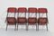 Wooden Chairs attributed to Edmondo Palutari and Vittorio Dassi, Italy, 1960s, Set of 4, Image 9