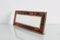 Mid-Century Rectangular Photo Frame in Acrylic Glass and Brass, Italy, 1970s 3
