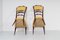 Hohe Mid-Century Spalier Stühle im Stil von Gio Ponti, Italien, 1950er, 2er Set 13