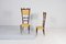 Hohe Mid-Century Spalier Stühle im Stil von Gio Ponti, Italien, 1950er, 2er Set 2