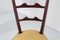 Mid-Century High Espalier Chairs in the style of Gio Ponti, Italy, 1950s, Set of 2, Image 8