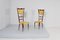 Mid-Century High Espalier Chairs in the style of Gio Ponti, Italy, 1950s, Set of 2, Image 5