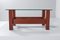 Mid-Century Wood and Glass Coffee Table in the style of Fontana Arte, Italy, 1960s, Image 11