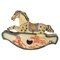 Handmade Rocking Horse in Papier-Mâché, Metal and Wood, Italy, 1840s 1