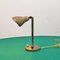 Lampe de Bureau Ajustable Mid-Century en Laiton de Stilnovo, Italie, 1950s 7